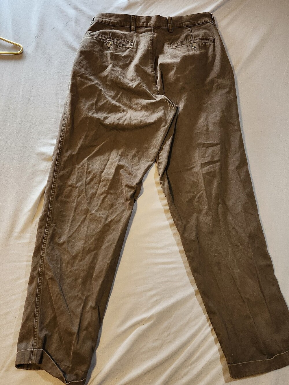 Eddie Bauer Vintage Brown Men's Pants Khaki Style Outdoorsman Hiking